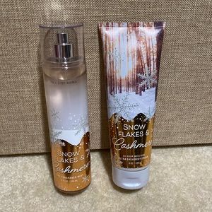 Snowflakes and Cashmere Bath and Body set